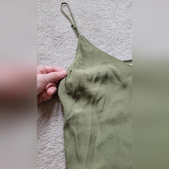 WILFRED Free xs Vivienne slip dress sage green - Picture 4 of 8